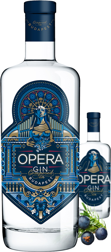 Opera Gin Budapest palack